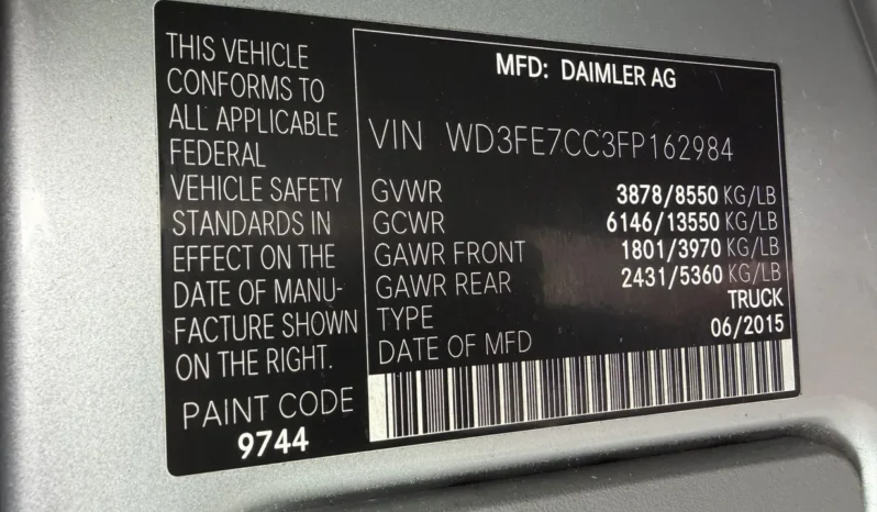 
								2015 Mercedes-Benz Sprinter 2500 4×4 Cargo Van full									